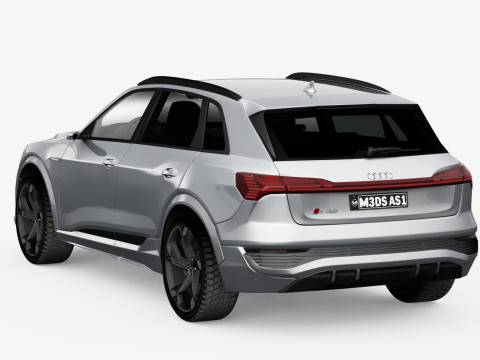 Audi SQ8 Etron 2024 3Dモデル