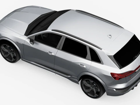 Audi SQ8 Etron 2024 3D Model