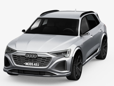 Audi SQ8 Etron 2024 3Dモデル