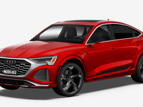 Audi SQ8 Sportback e-tron 2024 Modelo 3D