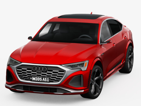 Audi SQ8 Sportback e-tron 2024 Modelo 3D