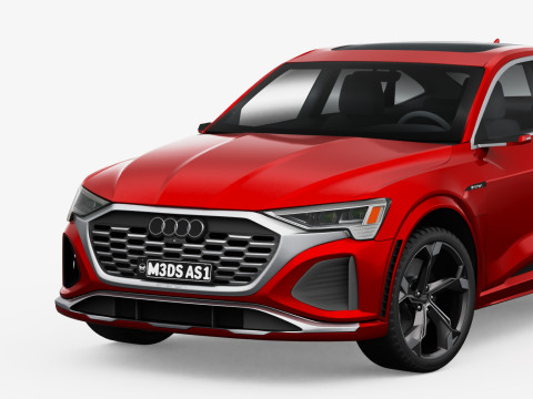 Audi SQ8 Sportback e-tron 2024 Modelo 3D