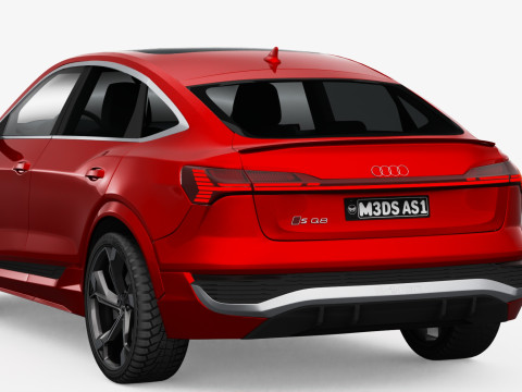 Audi SQ8 Sportback e-tron 2024 Modelo 3D