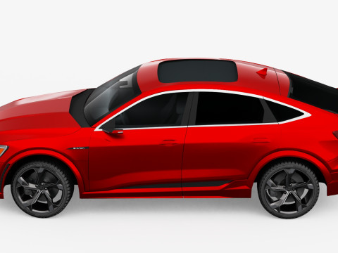 Audi SQ8 Sportback e-tron 2024 Modelo 3D