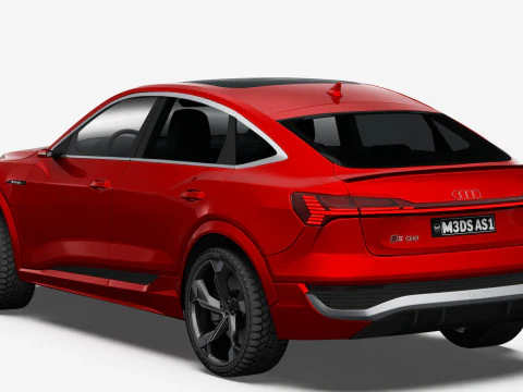 Audi SQ8 Sportback e-tron 2024 3D Model