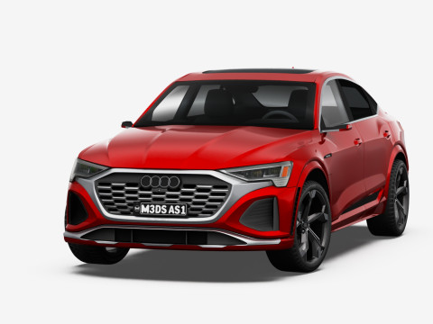 Audi SQ8 Sportback e-tron 2024 Modelo 3D