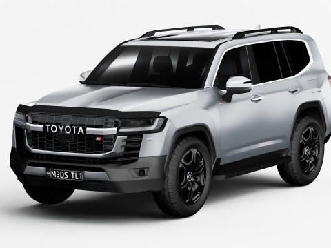 Toyota Land Cruiser Gr Sport 2022 3D Model