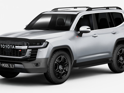 Toyota Land Cruiser Gr Sport 2022 3D Модель