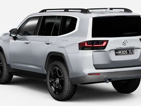 Toyota Land Cruiser Gr Sport 2022 3D Модель