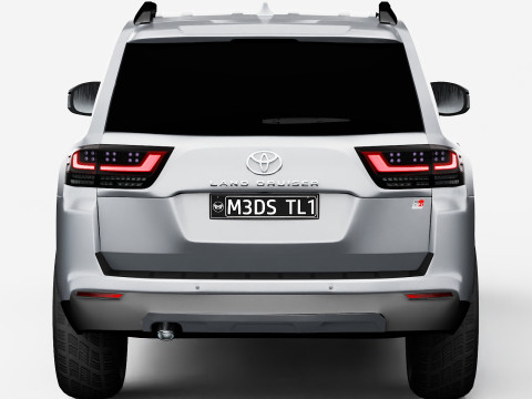 Toyota Land Cruiser Gr Sport 2022 3D Модель