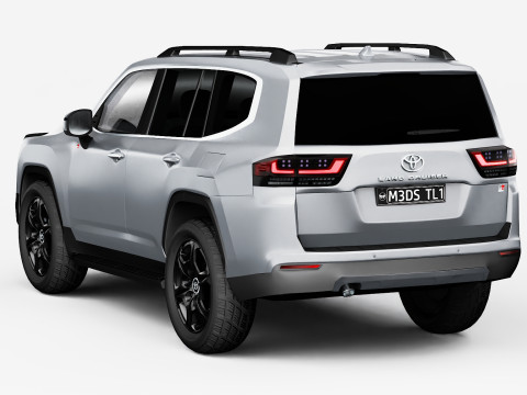 Toyota Land Cruiser Gr Sport 2022 3D Модель