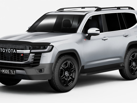 Toyota Land Cruiser Gr Sport 2022 3D Модель