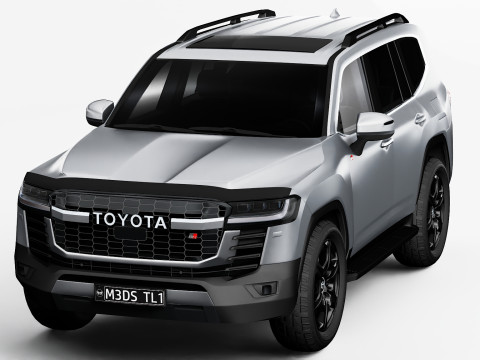 Toyota Land Cruiser Gr Sport 2022 3D Модель