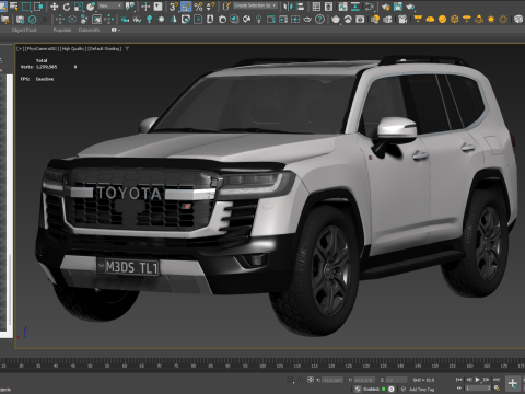 Toyota Land Cruiser Gr Sport 2022 3D Модель