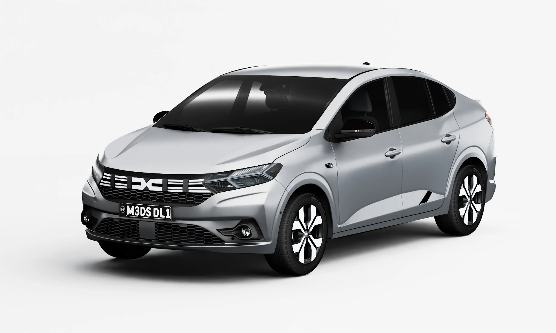 Dacia Logan XX Anniversary 2024 3D Model .c4d .max .obj .3ds .fbx .stl .blend 