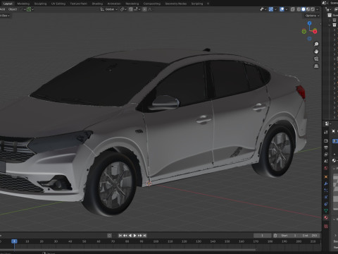Dacia Logan XX Anniversary 2024 3Dモデル
