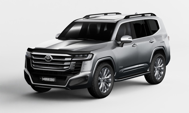Toyota Land Cruiser Hybrid VXR 2026 3D Модель .c4d .max .obj .3ds .fbx .stl .blend
