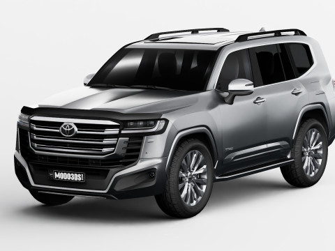 Toyota Land Cruiser Hybrid VXR 2026 3D Модель