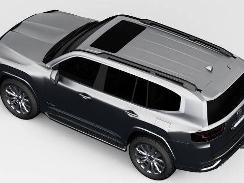 Toyota Land Cruiser Hybrid VXR 2026 3D Модель