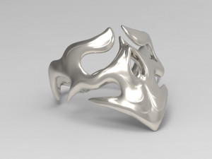 scull ring 3D 打印模型