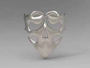 scull ring 3D Print Model