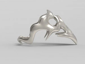 scull ring 3D Print Model