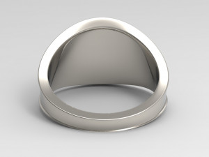 horned skull ring Model Cetak 3D