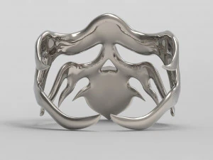 ring of flame skull 3D Print Model