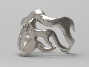 ring of flame skull 3D Print Model