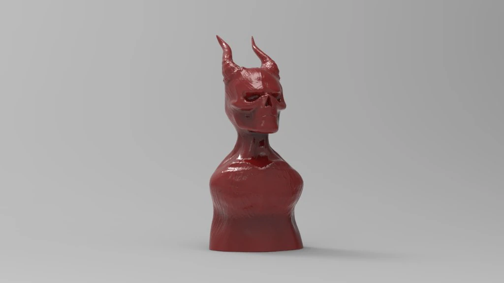 demon 3D Print Model .c4d .max .obj .3ds .fbx .stl .blend 