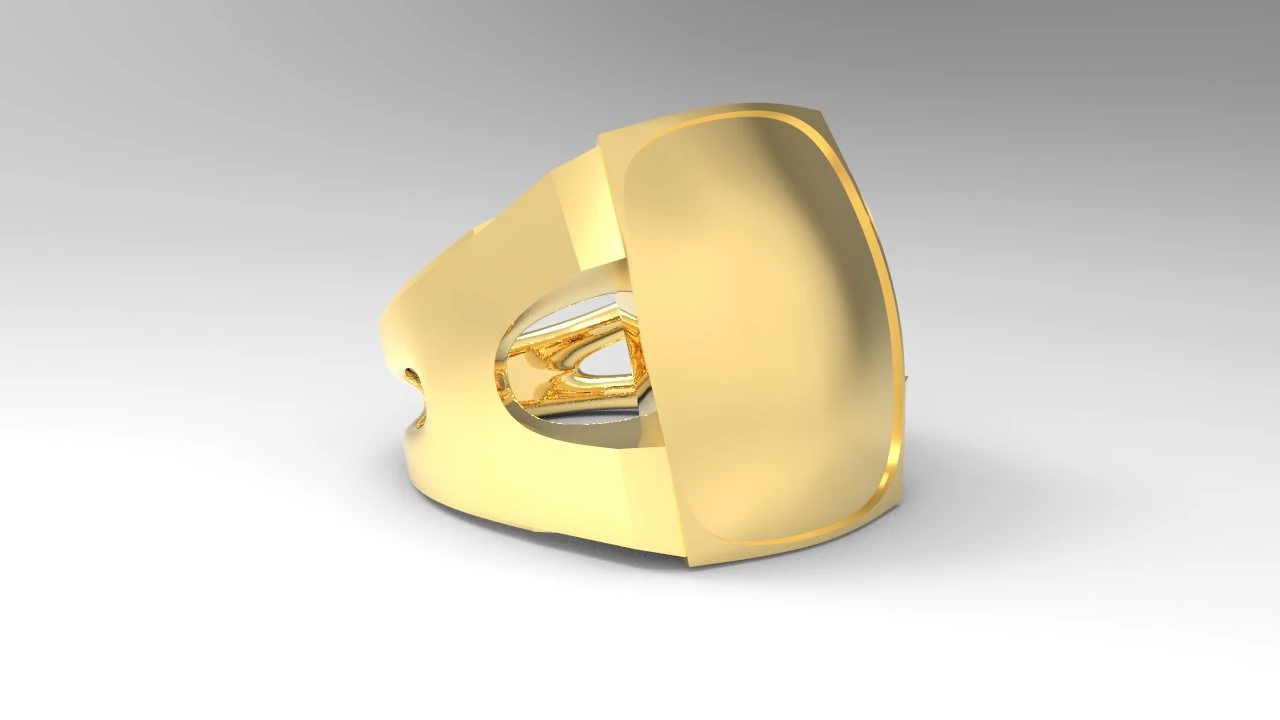 signet ring 3D Print Model .c4d .max .obj .3ds .fbx .stl .blend