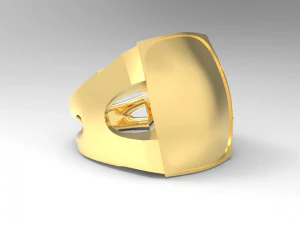 перстень з печаткою 3D Принт Модель