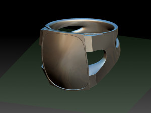 signet ring Modèles 3D en vedette