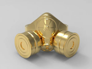 gas mask ring 3D Print Model