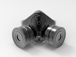 gas mask ring 3D 打印模型