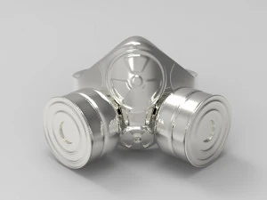 gas mask ring 3D Print Model
