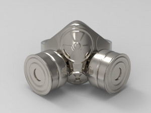 gas mask ring 3D 打印模型