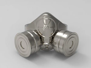 gas mask ring 3D Print Model