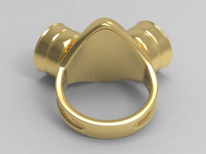 gas mask ring 3D Print Model