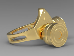 gas mask ring 3D 打印模型