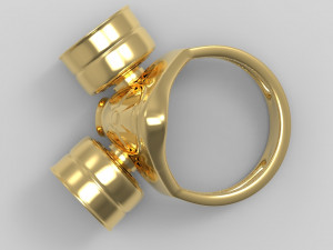 gas mask ring 3D 打印模型