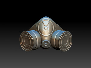 gas mask ring 3D 打印模型