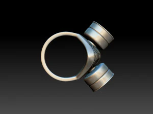 gas mask ring 3D Print Model