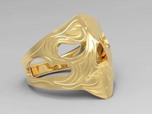 scull ring 3D Print Model