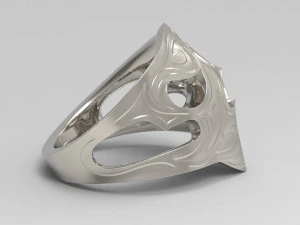 scull ring 3D Print Model