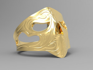 scull ring Model Cetak 3D