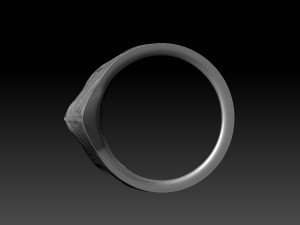 scull ring Model Cetak 3D