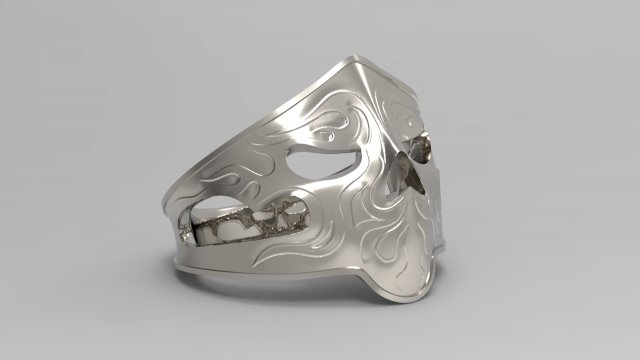 scull ring Modelo de impresión 3D .c4d .max .obj .3ds .fbx .stl .blend