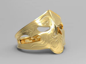scull ring 3D Print Model