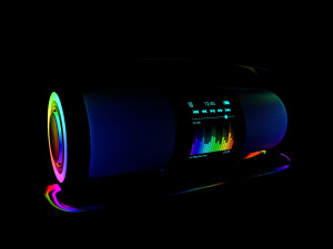 speaker audio system with glow 3D 모델